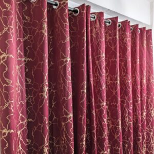 Texture Velvet Curtains 4 by 9 Feet